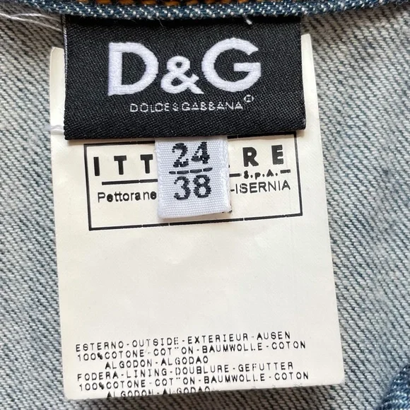 Vintage d&g denim dress - Picture 3 of 6